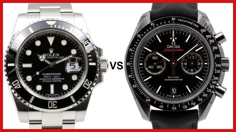 omega quality vs rolex|rolex submariner vs omega speedmaster.